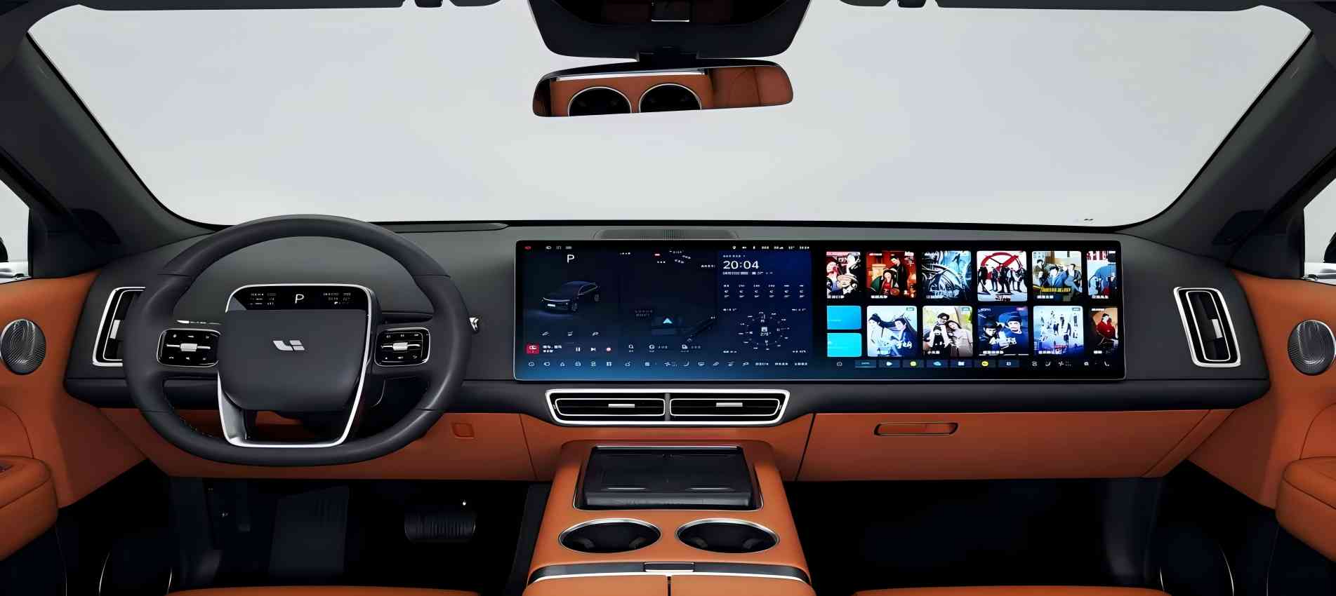 15.7-inch 3K central control screen + passenger entertainment screen + HUD head-up display + safe driving interactive screen builds a full-vehicle intelligent network