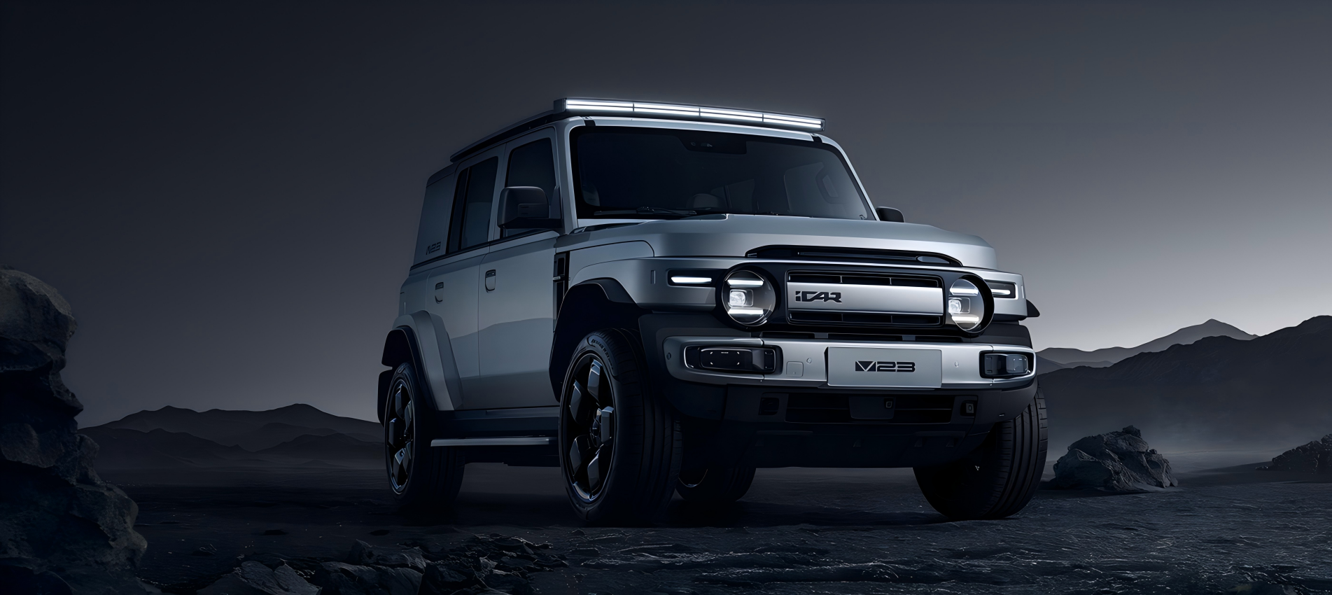 Trendy smart electric SUV