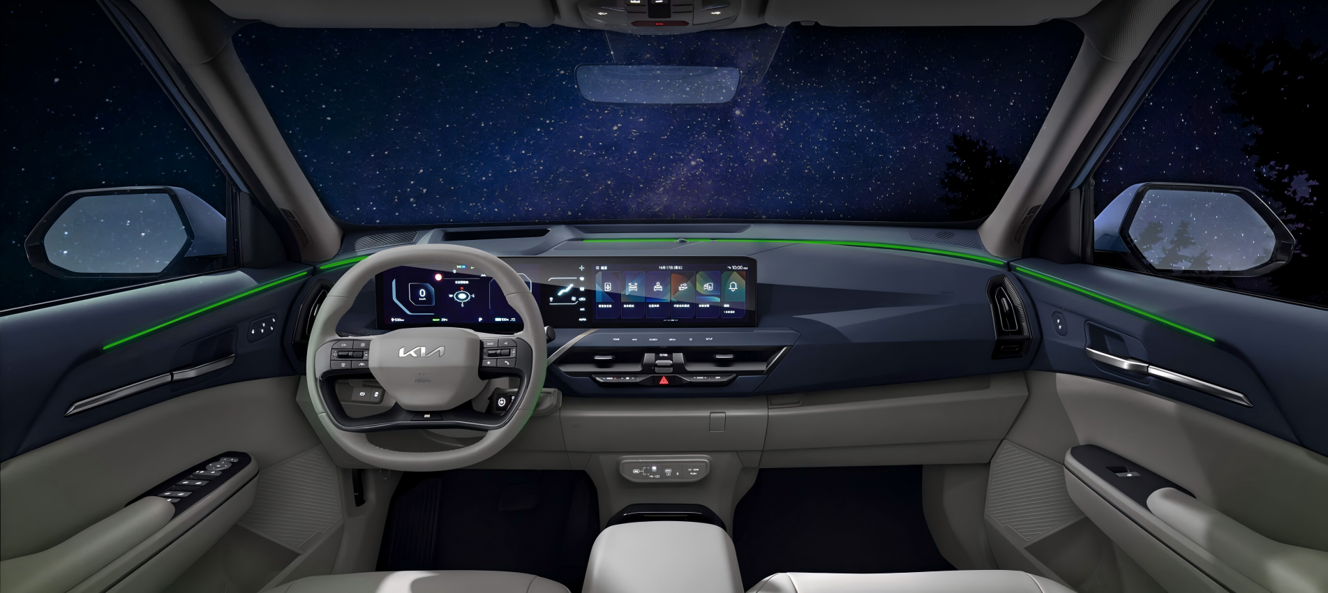 Openable panoramic sunroof