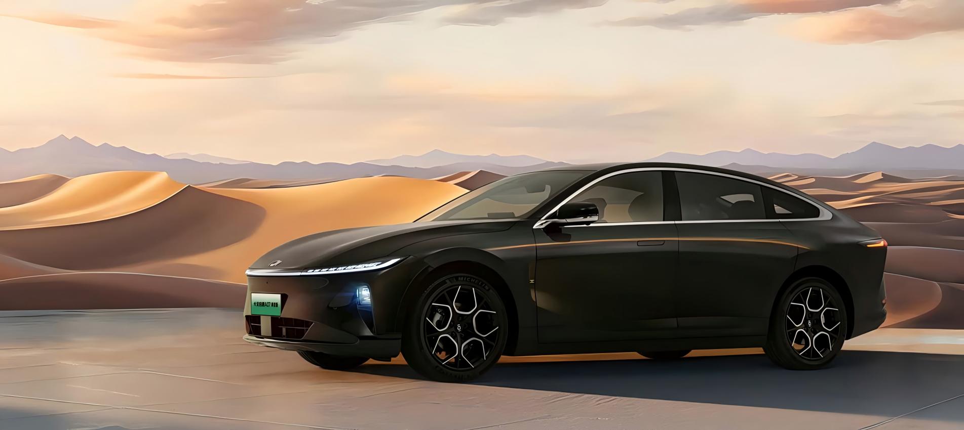 Luxury mid-to-large electric sedan
